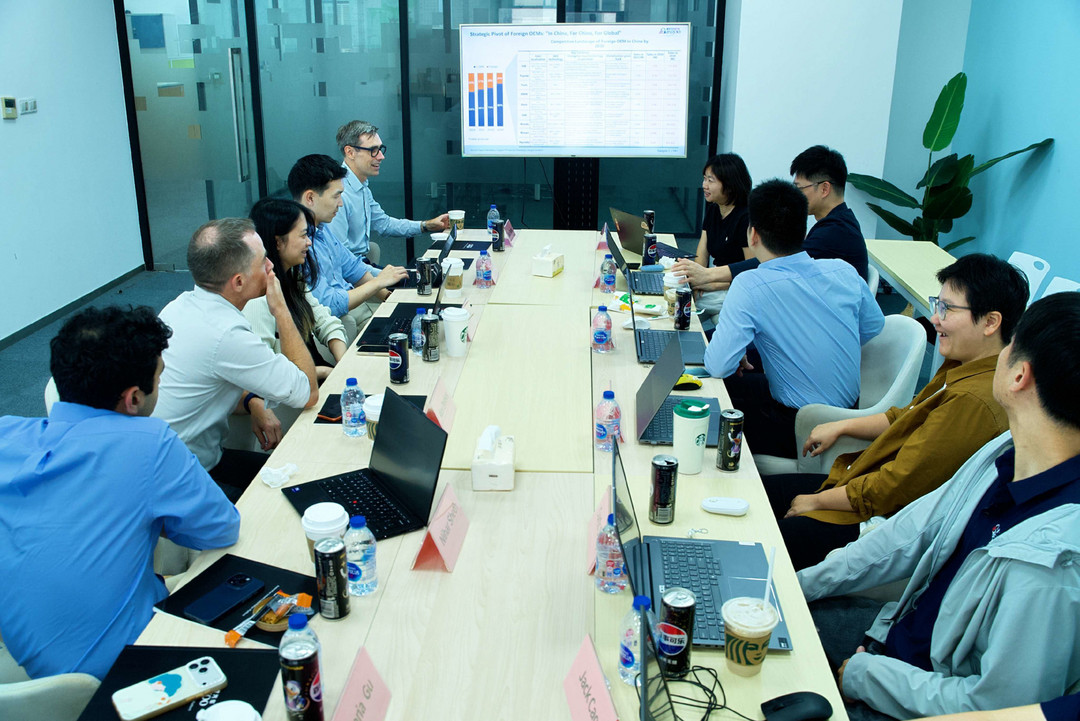 Overseas investment firms visit Gasgoo to gauge China's EV industry