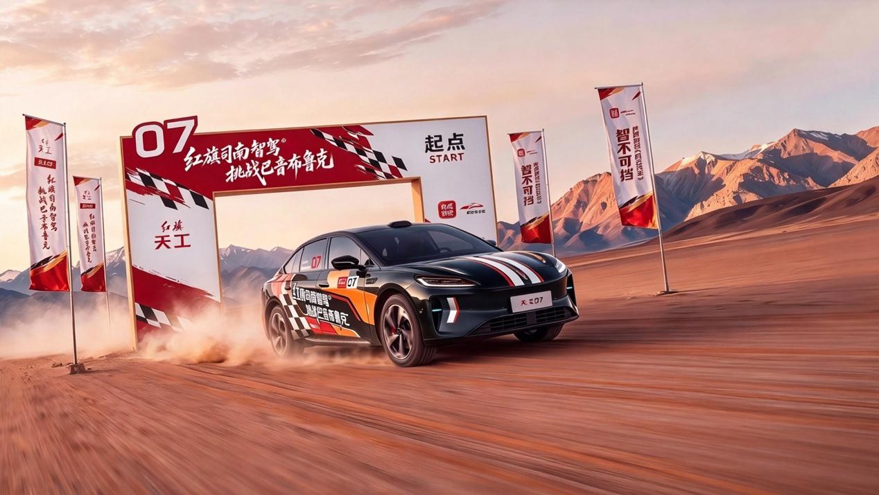 Hongqi TianGong 07 launches at 167,900 yuan, completing 70 km mountain drive