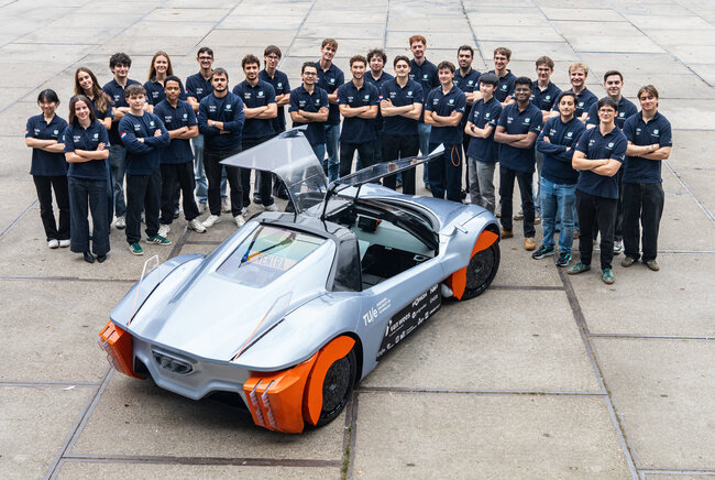 Dutch student team unveils EV concept that captures particulate matter while driving