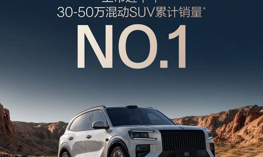 Zeekr 8X tops China's 300,000-500,000 yuan hybrid SUV sales after six months